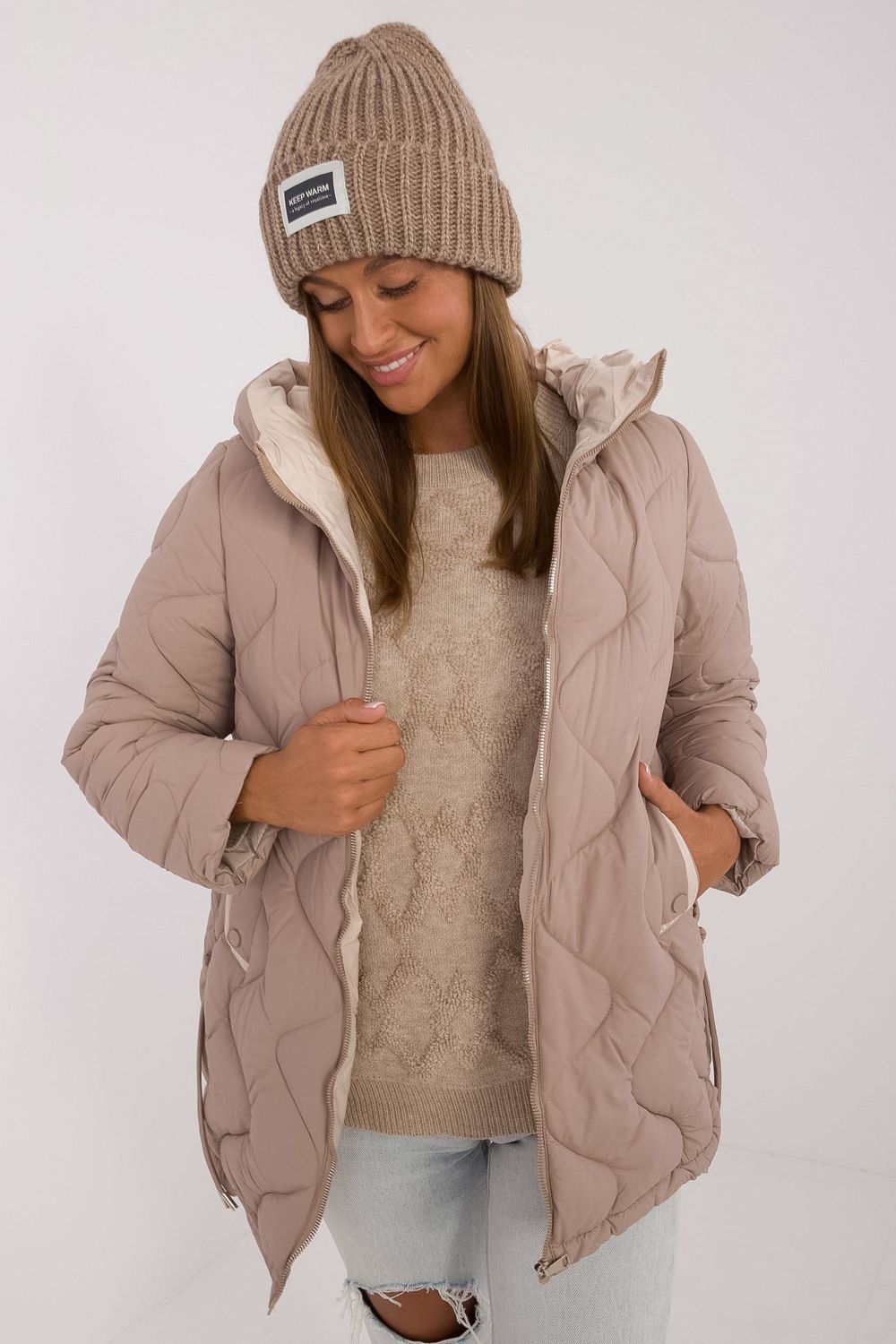 Veste femme MBM — beige