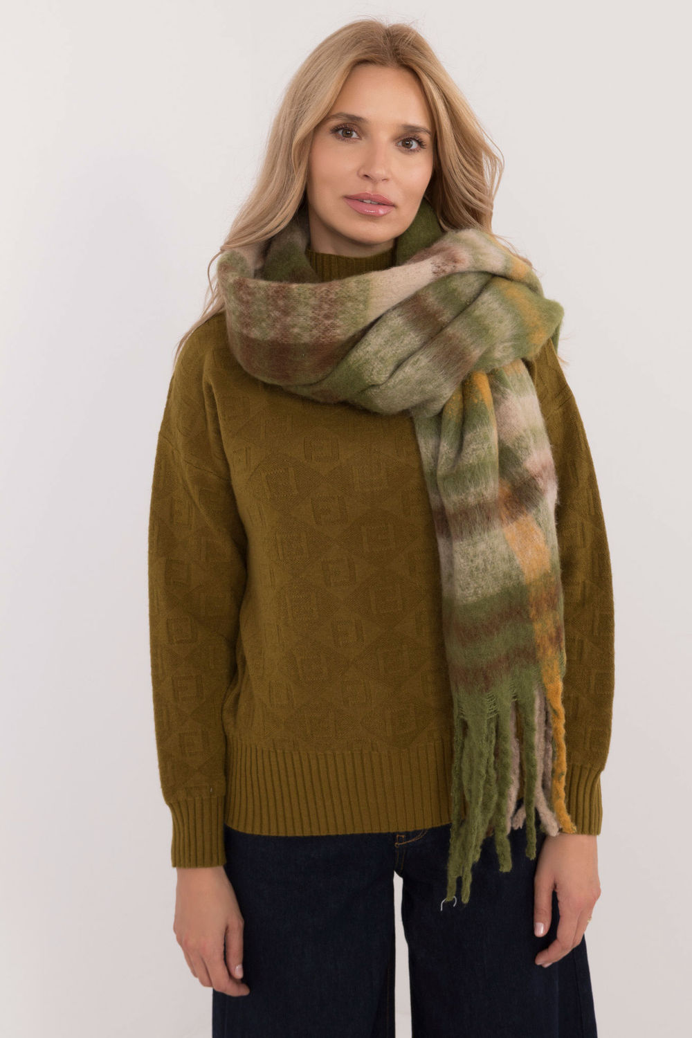 Châle femme AT — vert