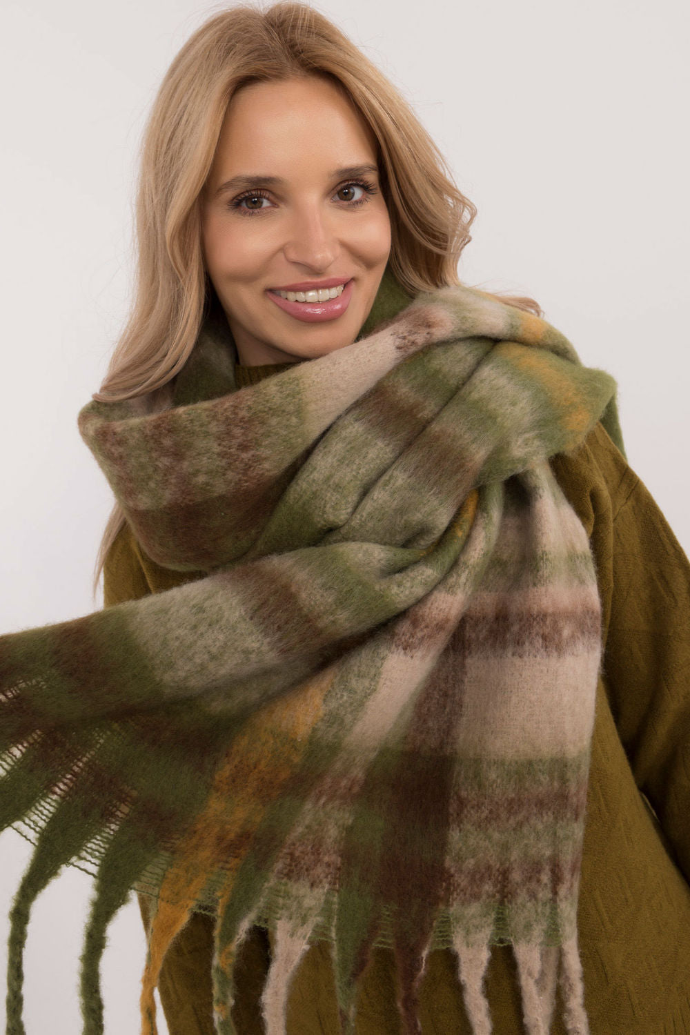 Châle femme AT — vert
