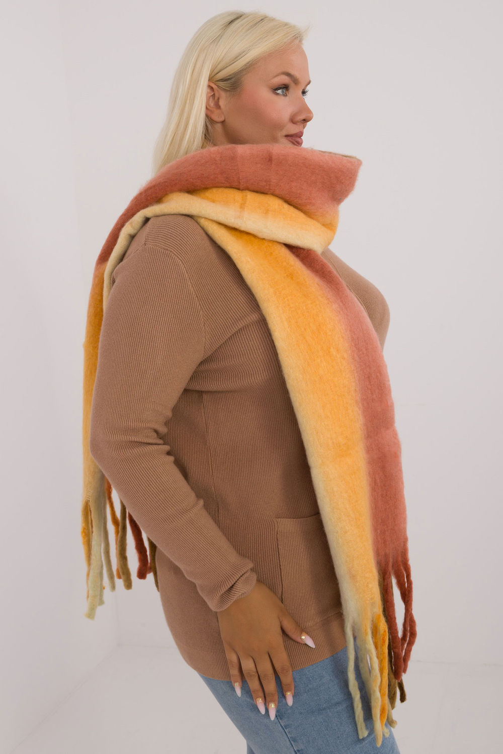 Châle femme AT — orange