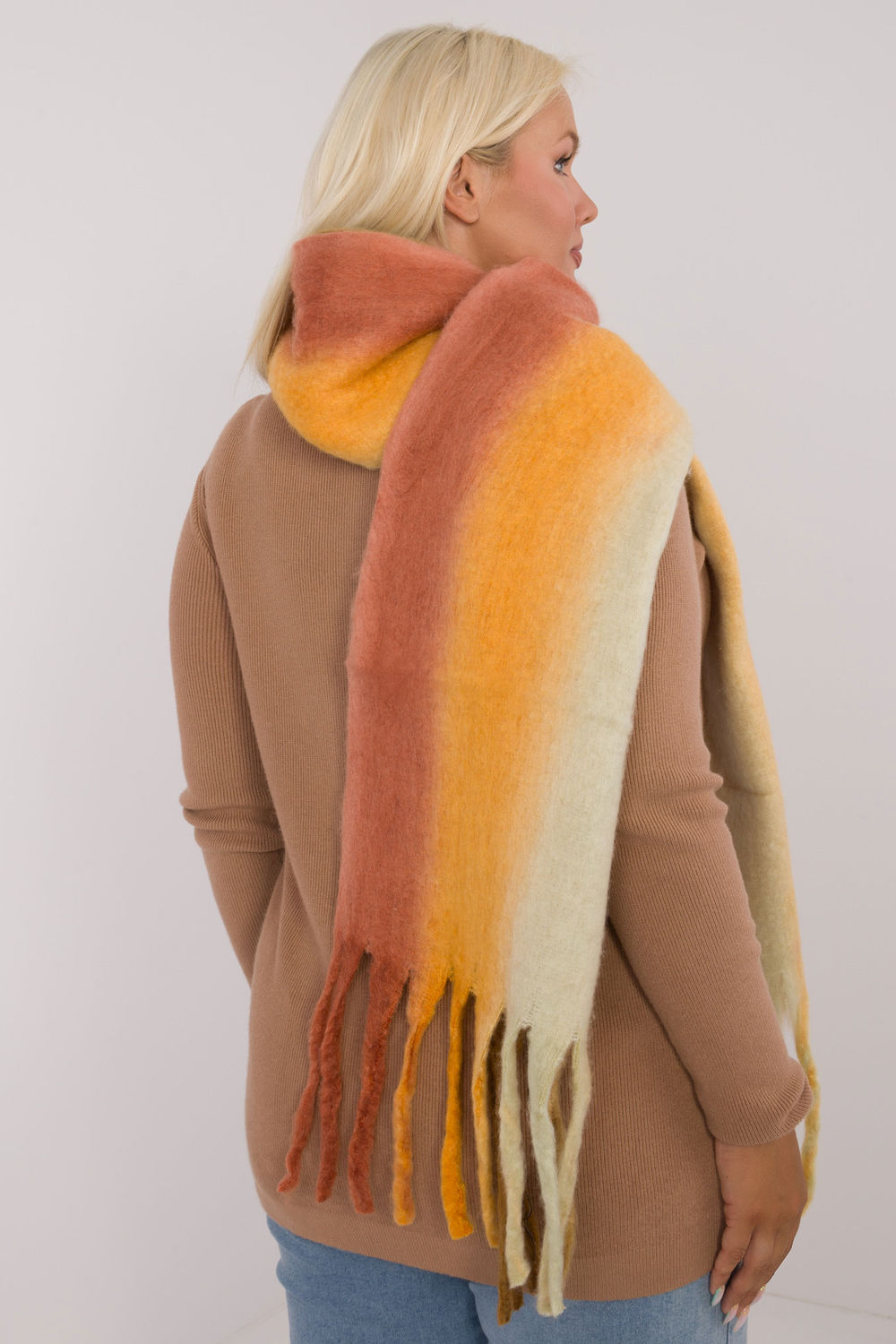 Châle femme AT — orange