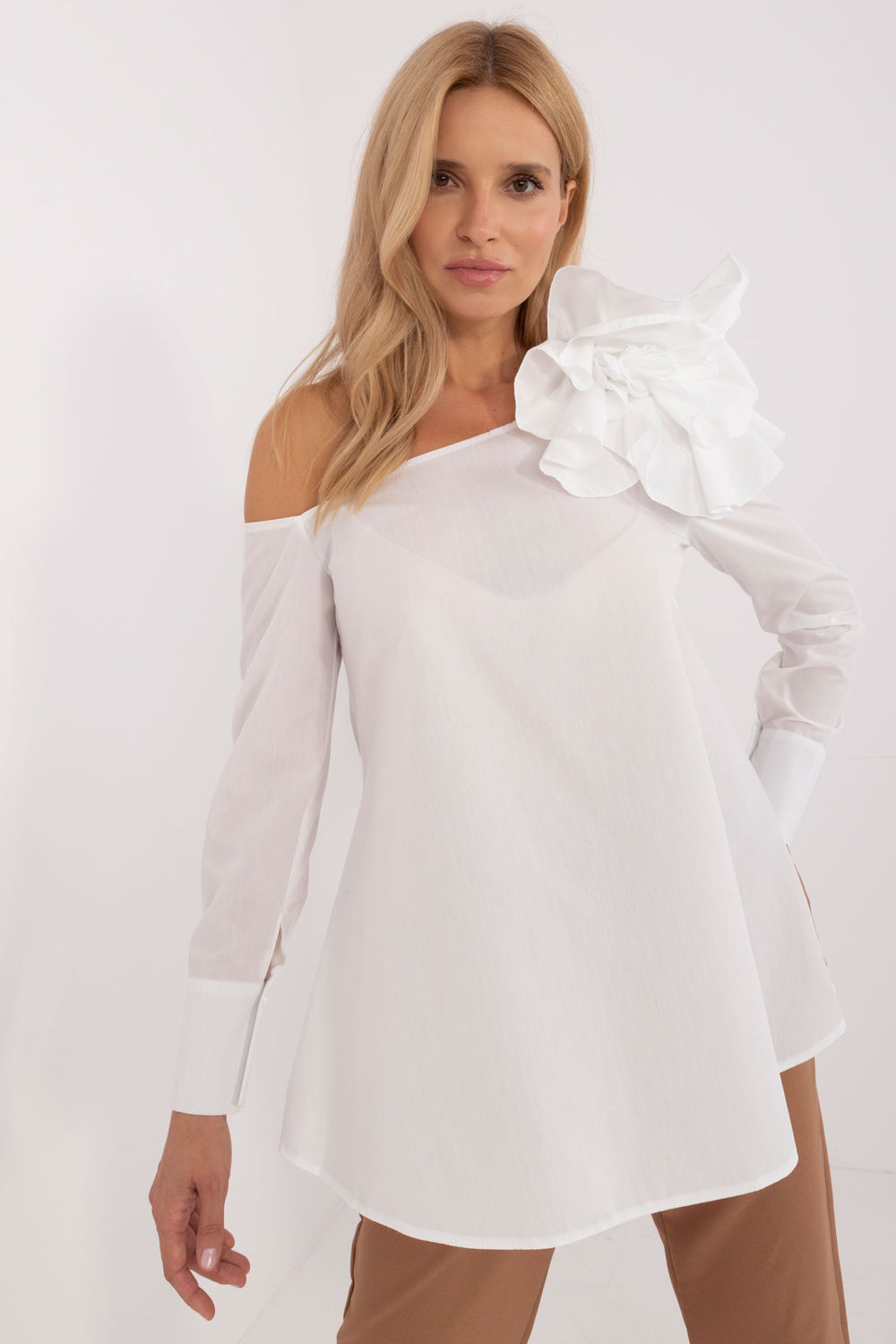 Blouse femme Lakerta Chemisier Chemisier — blanc