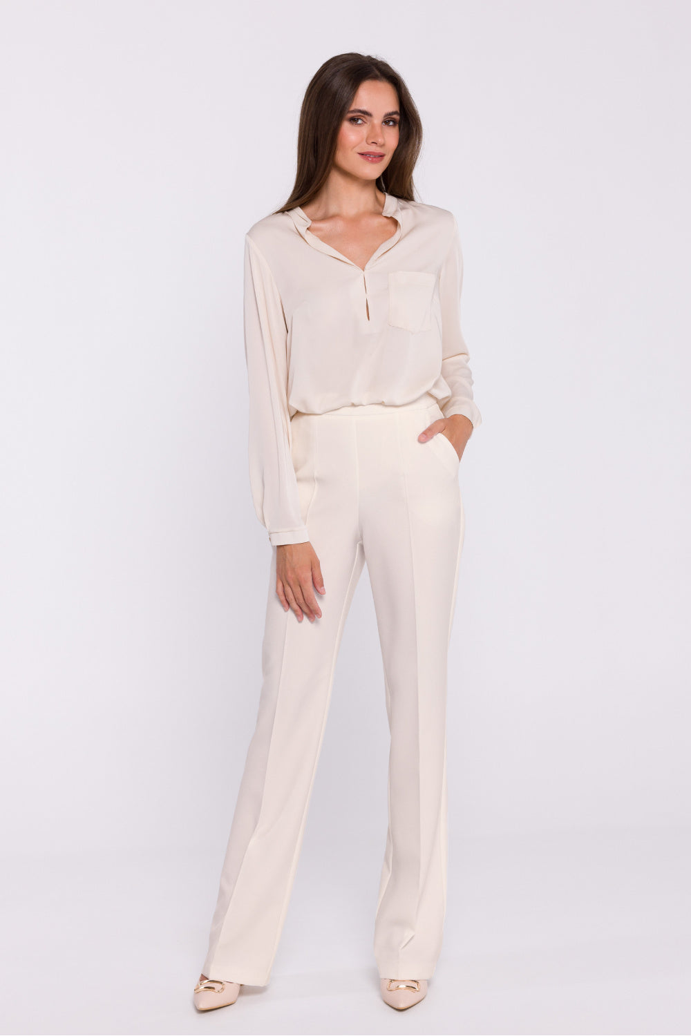 Chaussures à talons femme Stylove Pantalon Pantalon — beige