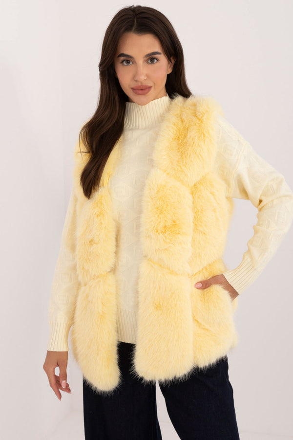 Gilet femme AT — jaune