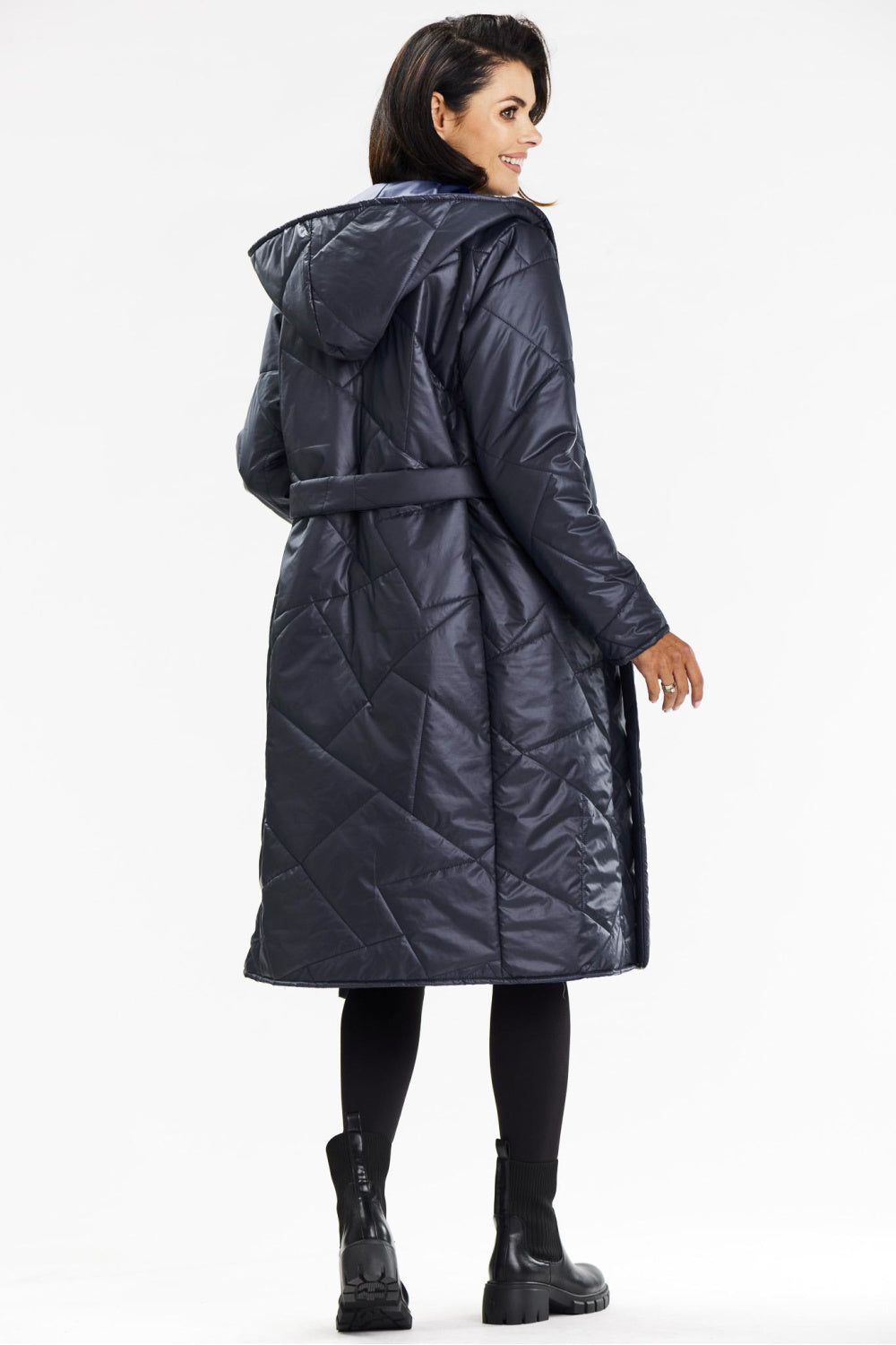 Manteau femme awama — bleu marine