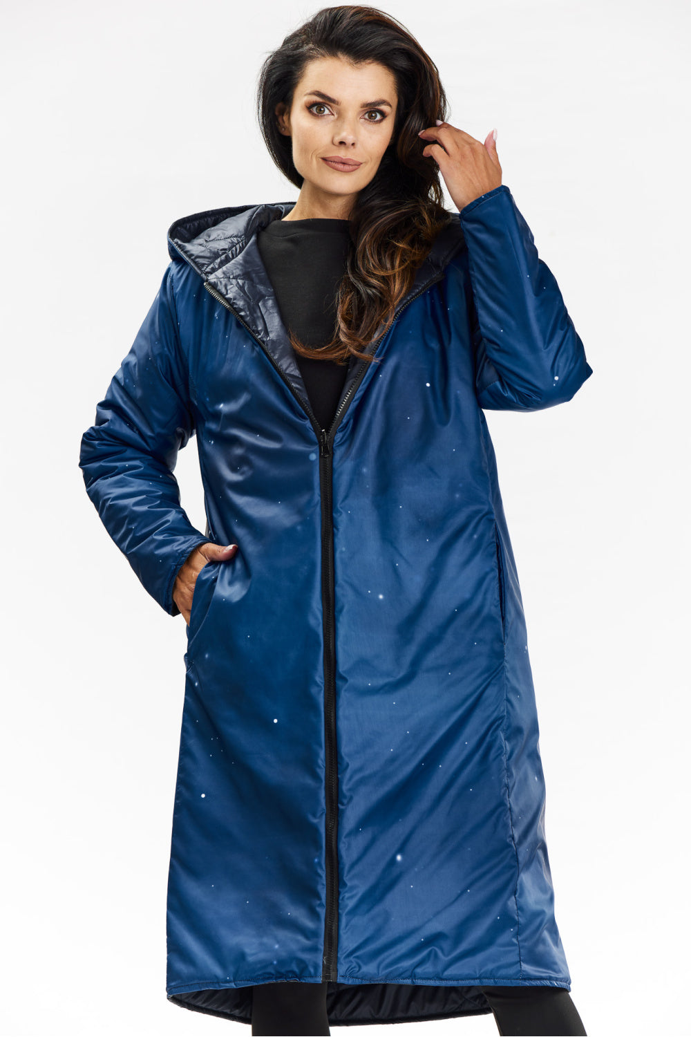 Manteau femme awama — bleu marine