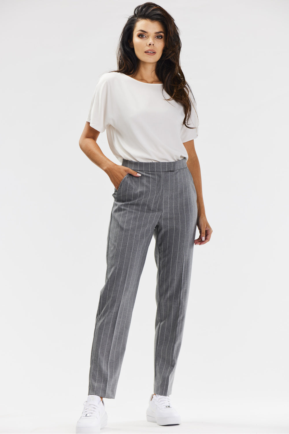 Chaussures à talons femme awama Pantalon Pantalon — gris