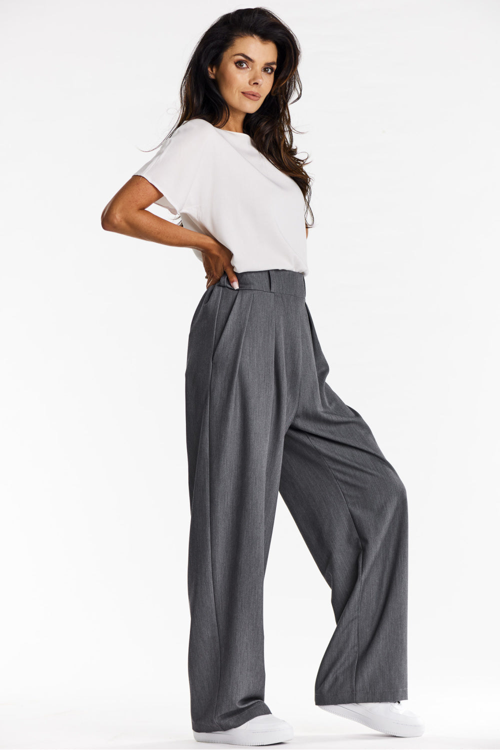 Chaussures à talons femme awama Pantalon Pantalon — gris