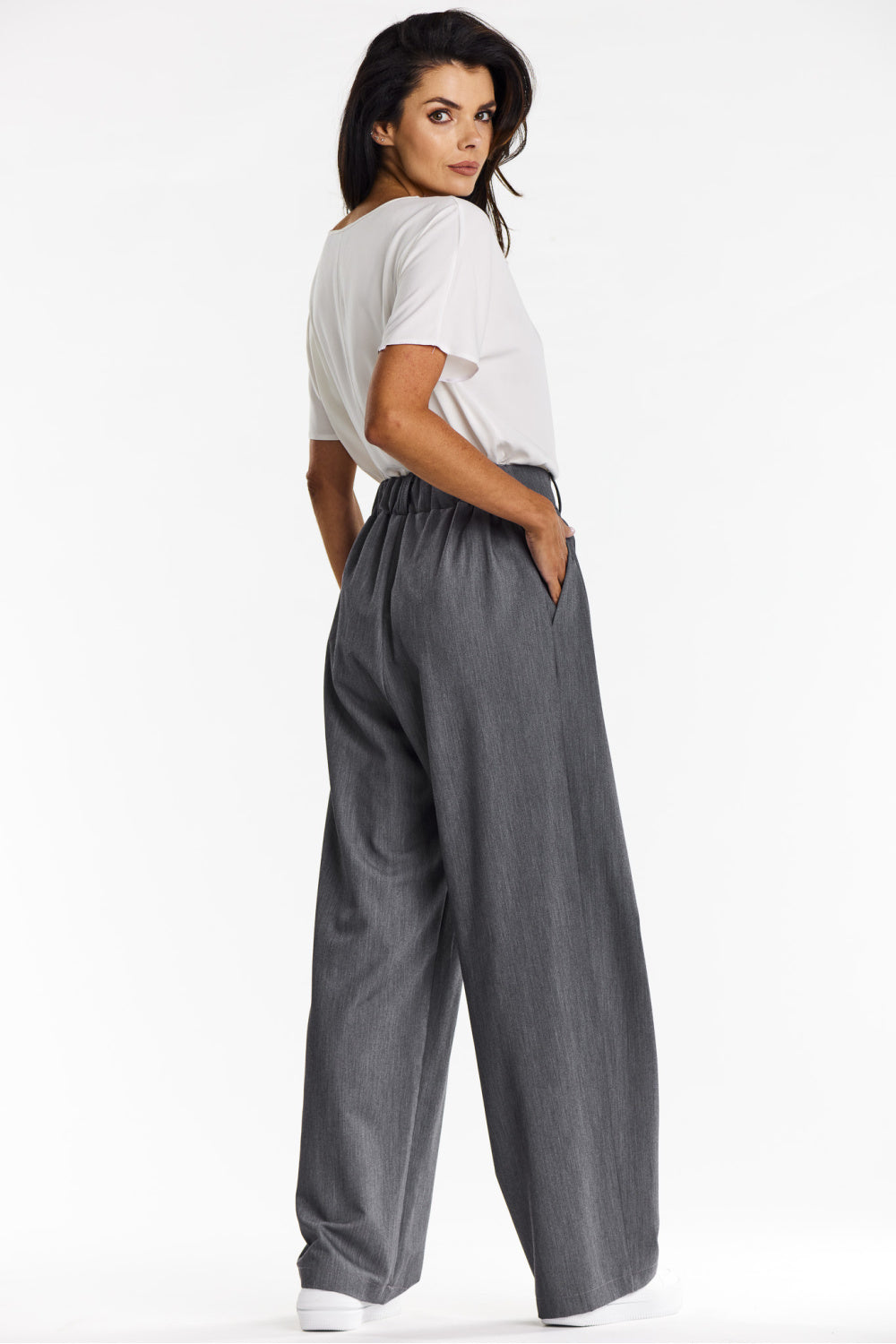 Chaussures à talons femme awama Pantalon Pantalon — gris