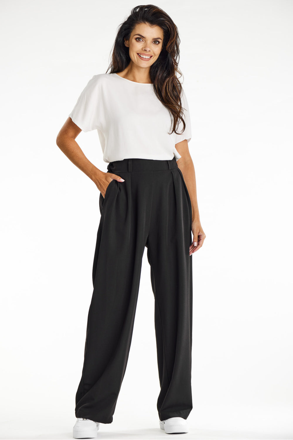 Chaussures à talons femme awama Pantalon Pantalon — noir