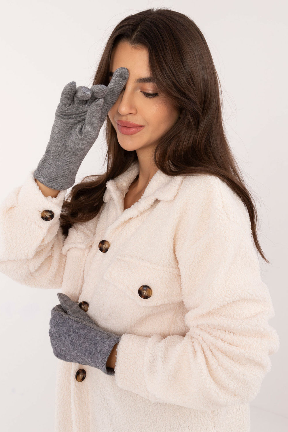 Gants femme AT — gris