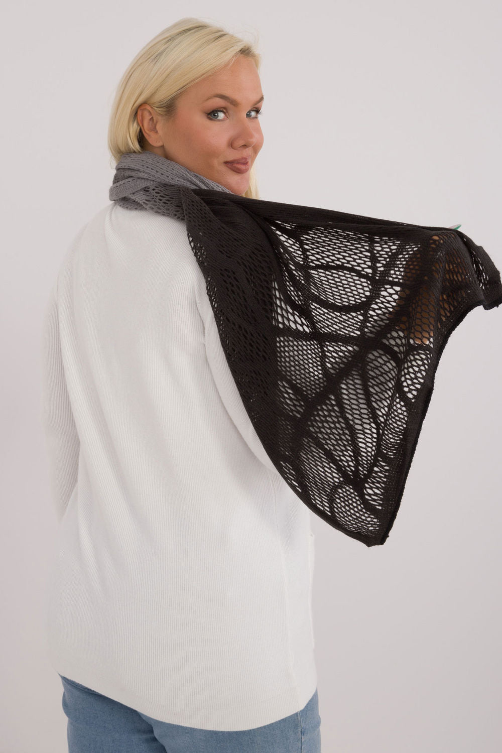 Châle femme AT — gris
