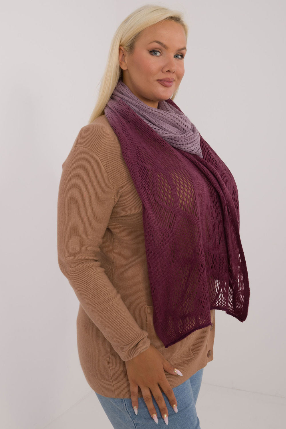 Châle femme AT — violet
