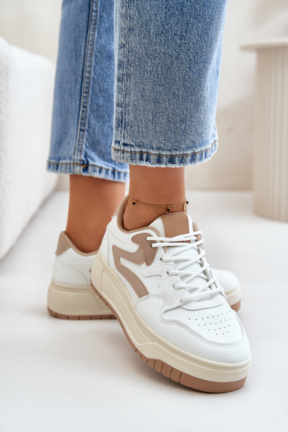 Baskets femme Step in style À Plateforme À — blanc