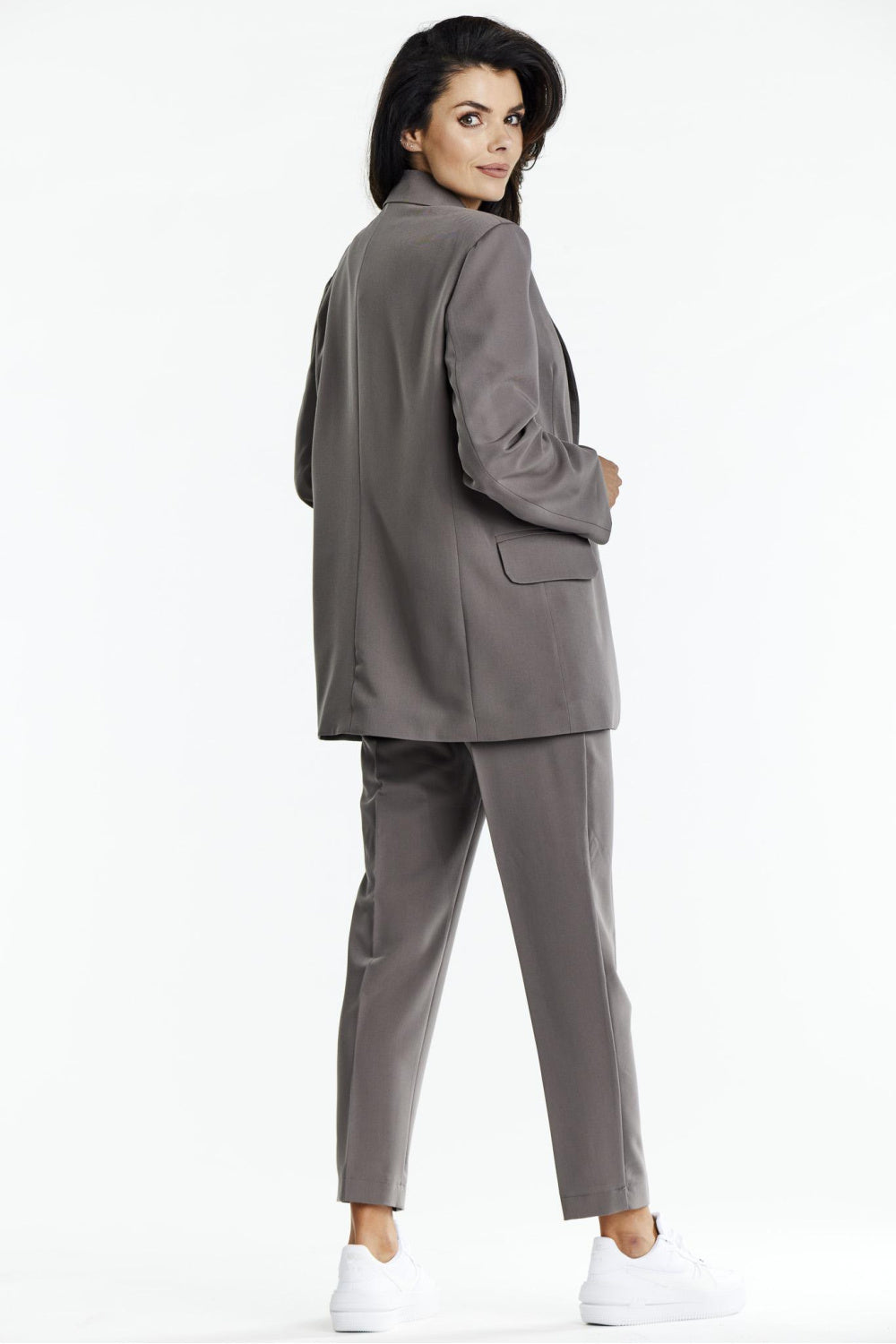 Blazer femme awama — brun