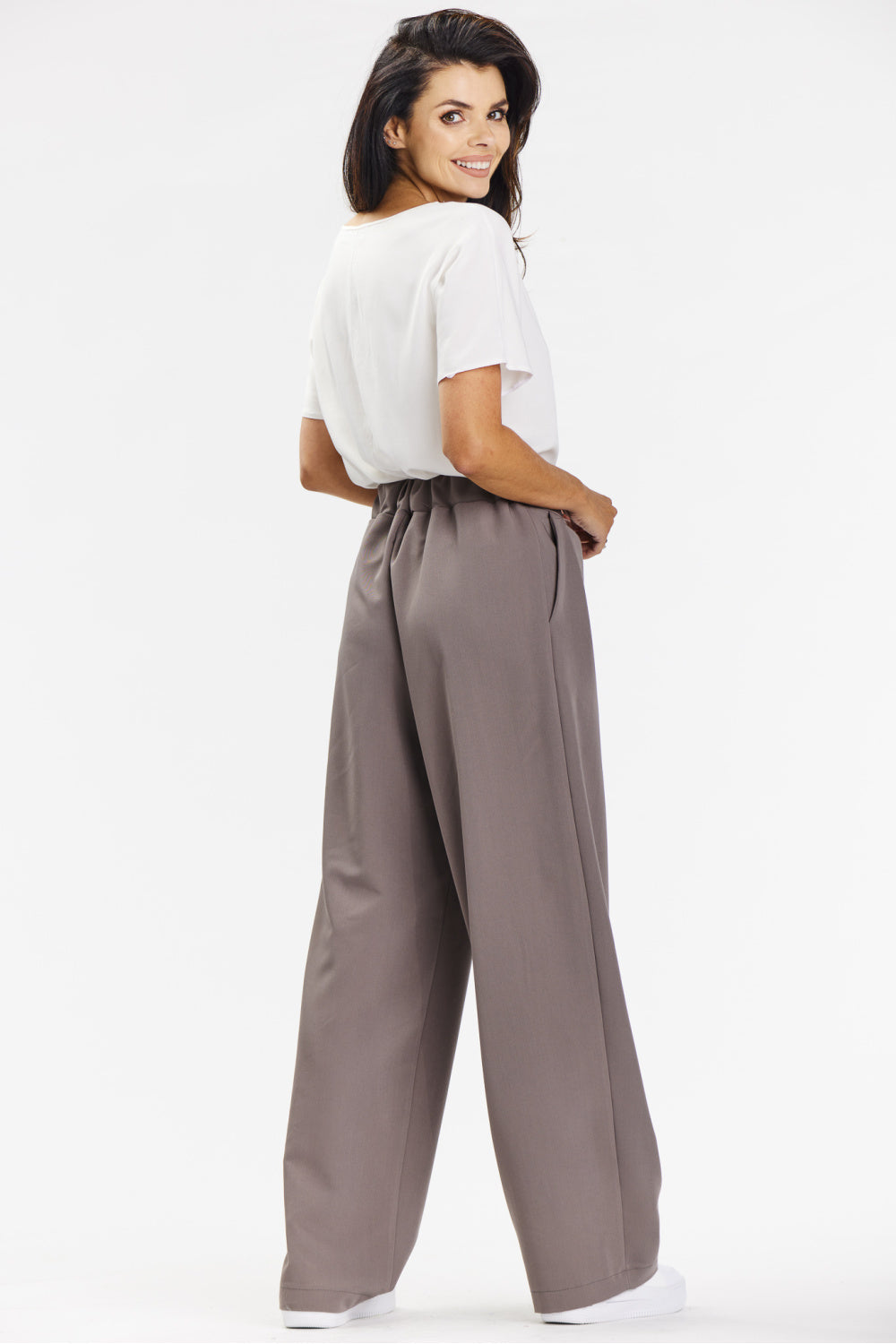 Chaussures à talons femme awama Pantalon Pantalon — brun