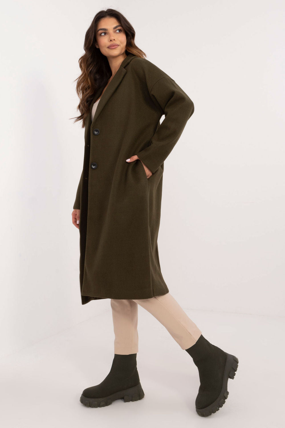 Manteau femme Och Bella — vert