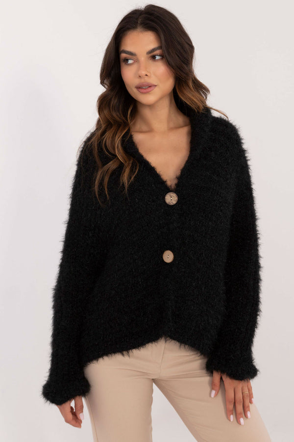 Cardigan femme Och Bella — noir