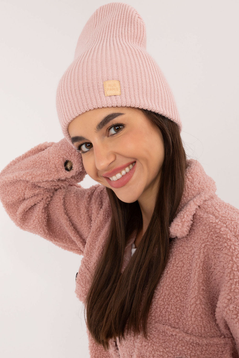 Bonnet femme Rue Paris — rosé