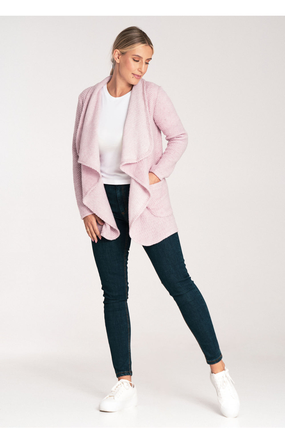 Cardigan femme Figl — rosé