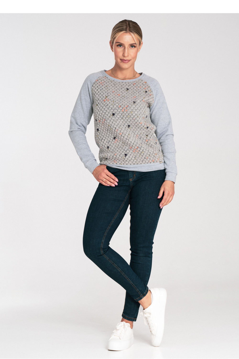 T-shirt femme Figl Sweatshirt Sweatshirt — gris