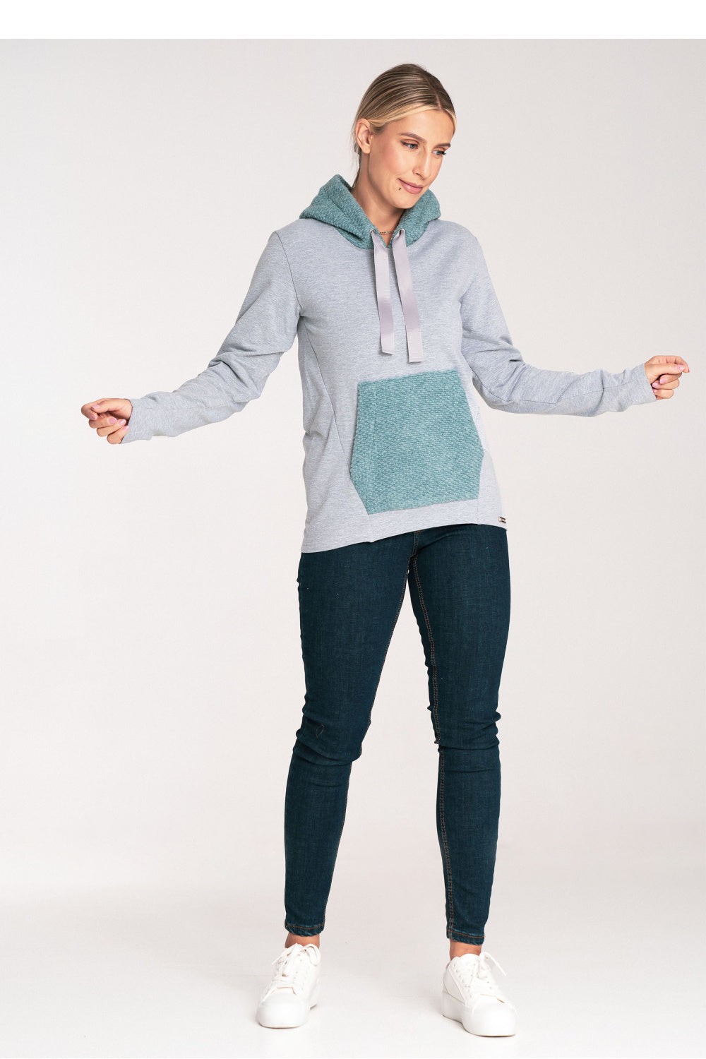 T-shirt femme Figl Sweatshirt Sweatshirt — gris