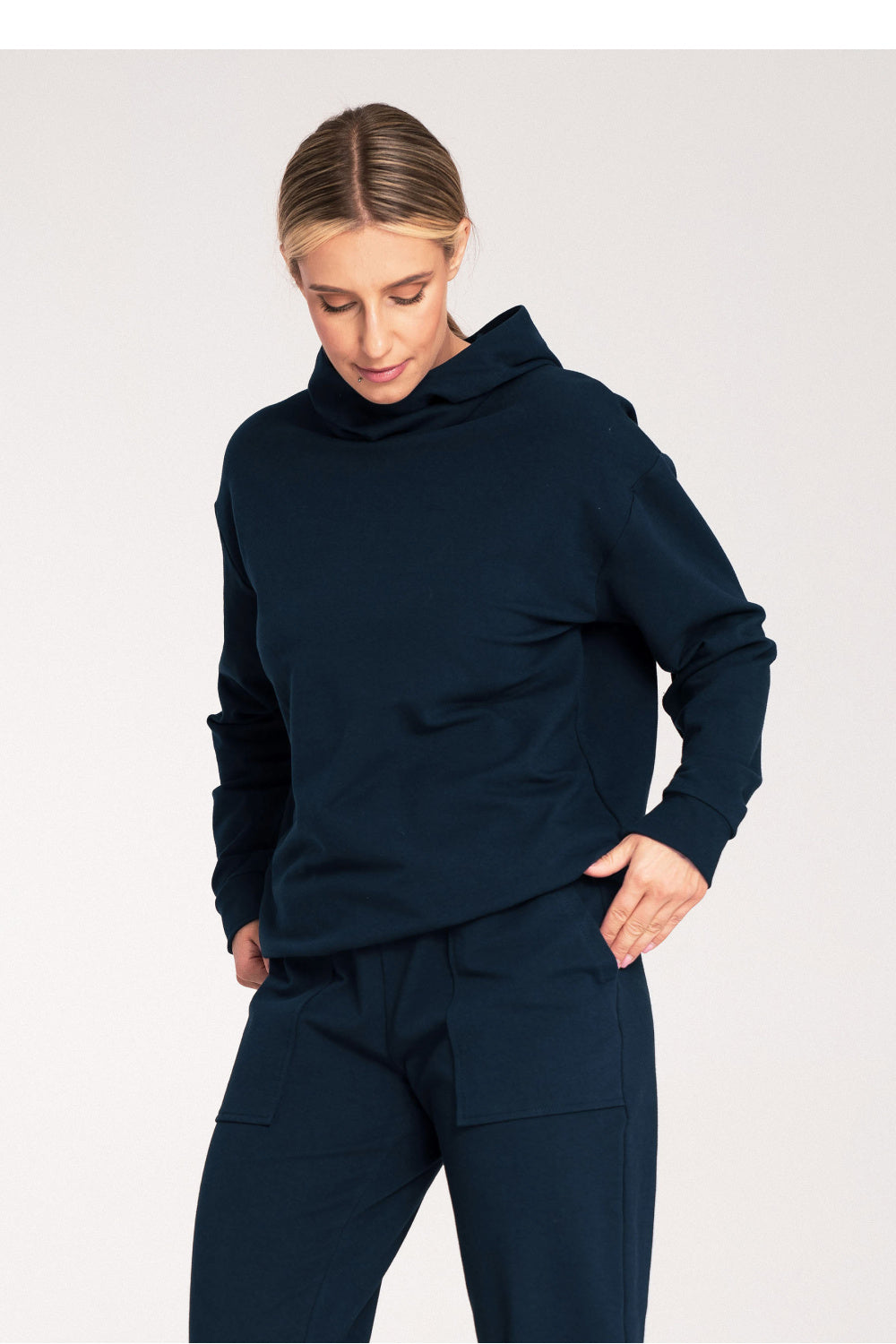 T-shirt femme Figl Sweatshirt Sweatshirt — bleu marine