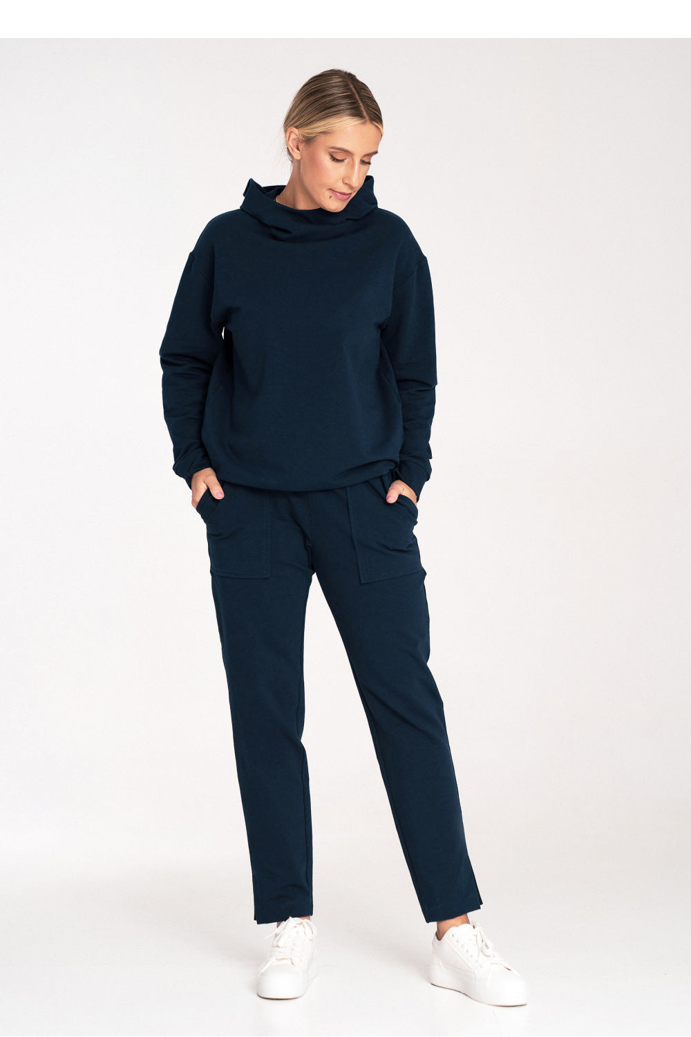 T-shirt femme Figl Sweatshirt Sweatshirt — bleu marine