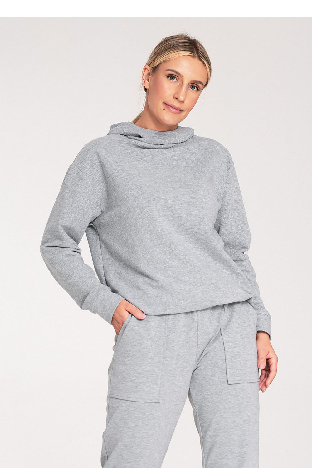 T-shirt femme Figl Sweatshirt Sweatshirt — gris