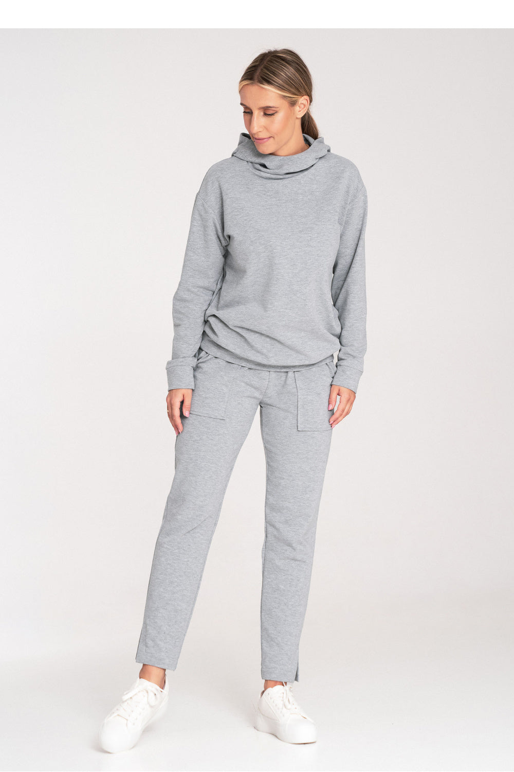 T-shirt femme Figl Sweatshirt Sweatshirt — gris