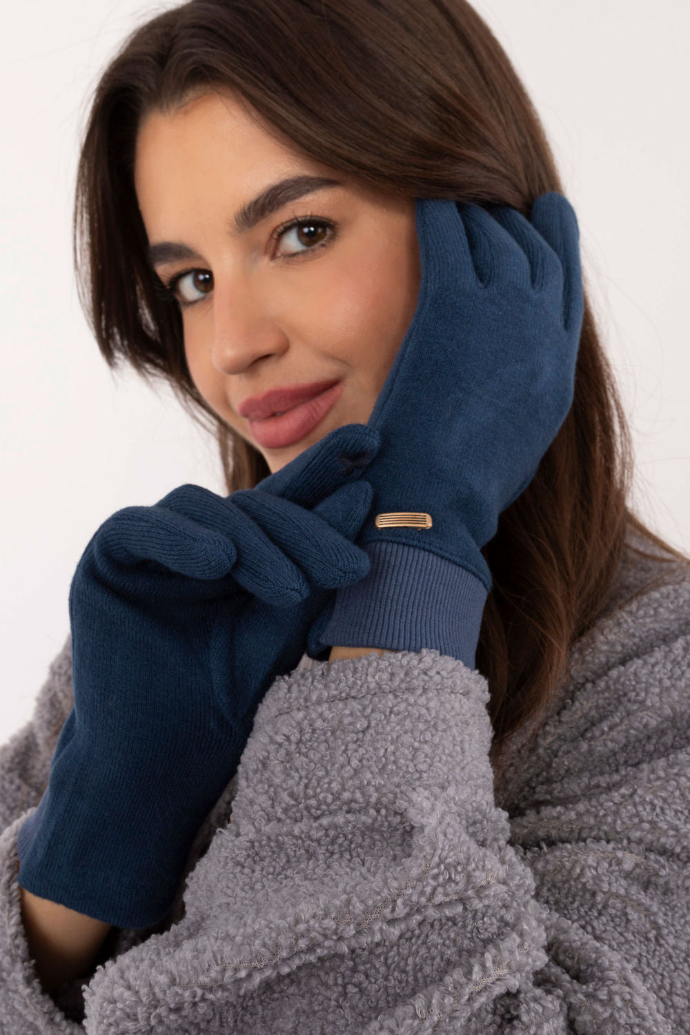 Gants femme AT — bleu