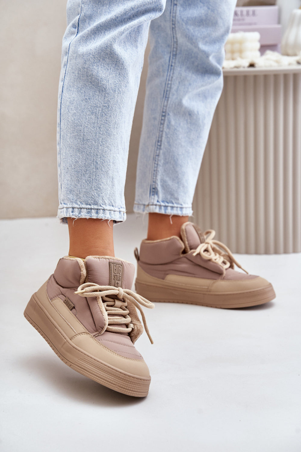 Chaussures de sport femme Step in style — beige