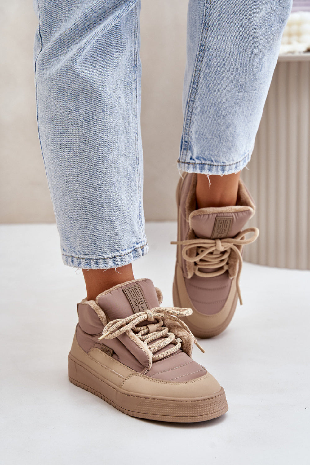 Chaussures de sport femme Step in style — beige
