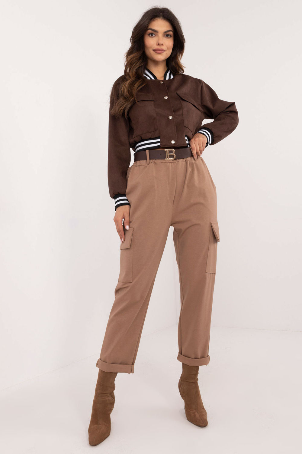 Chaussures à talons femme Och Bella Pantalon Pantalon — brun