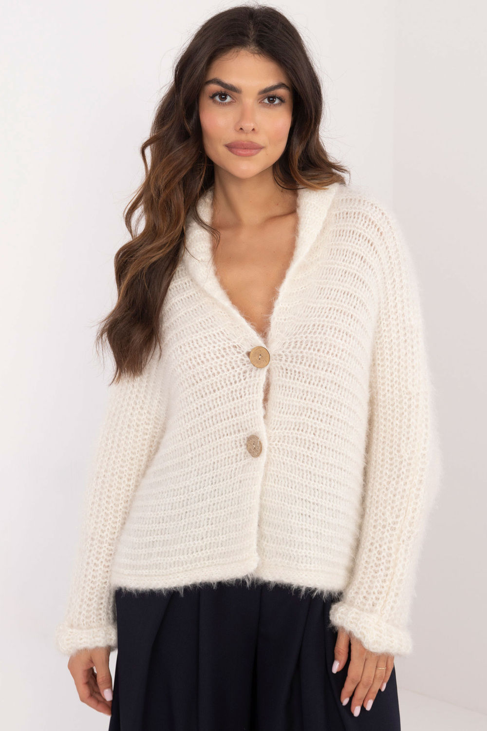 Cardigan femme Och Bella — beige