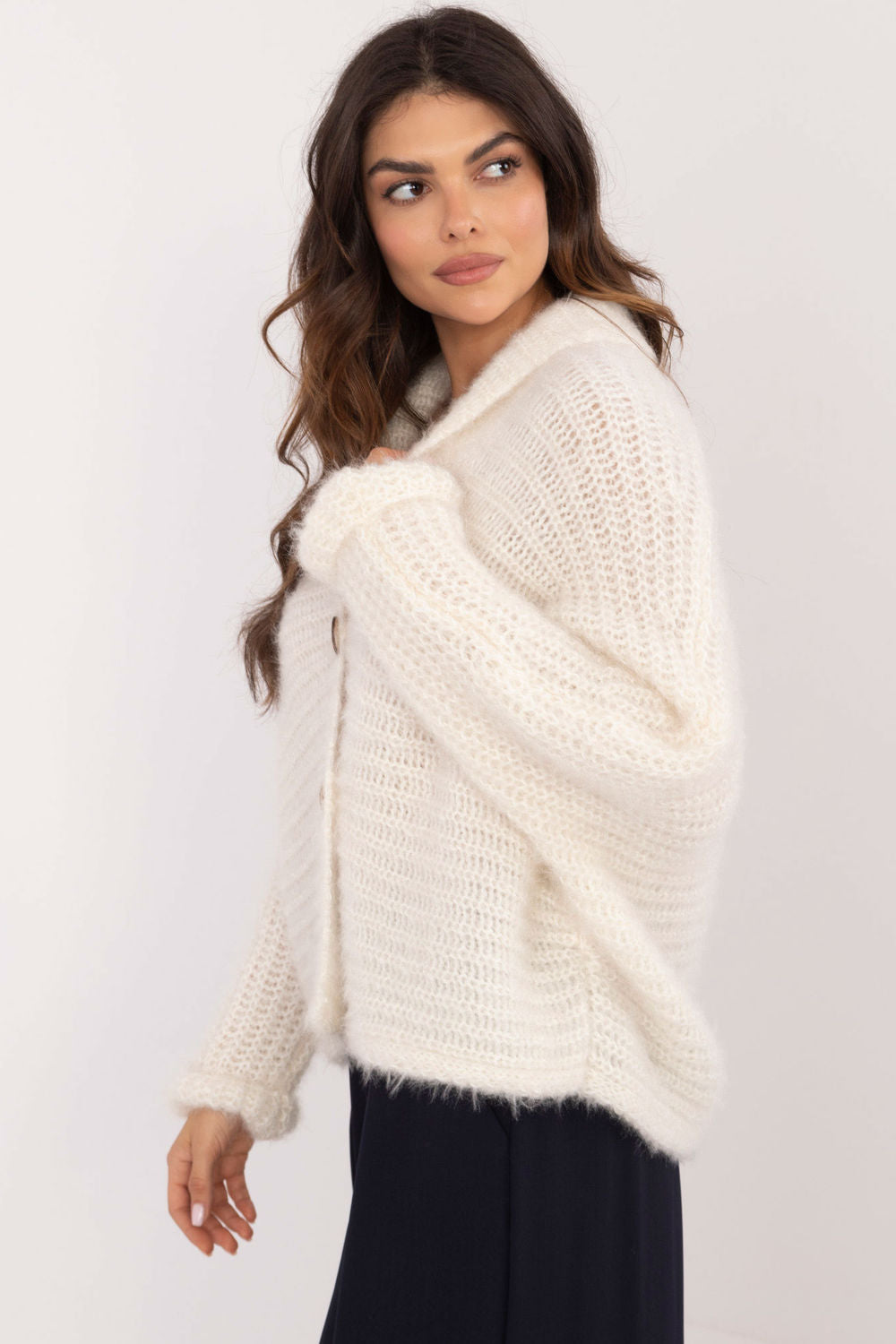 Cardigan femme Och Bella — beige
