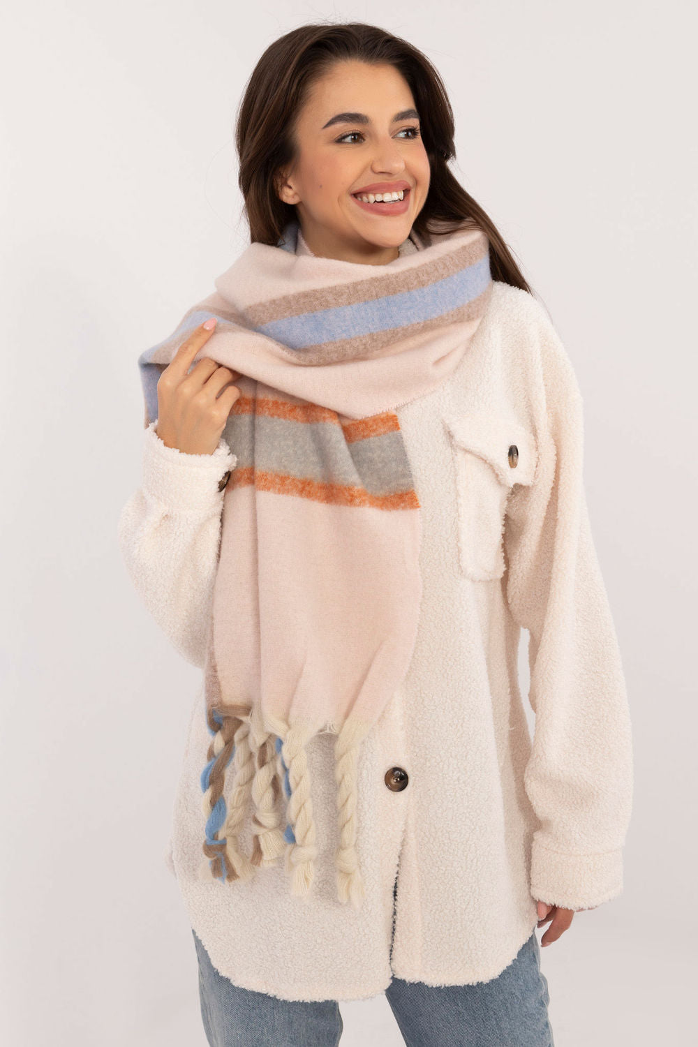 Châle femme AT — rosé