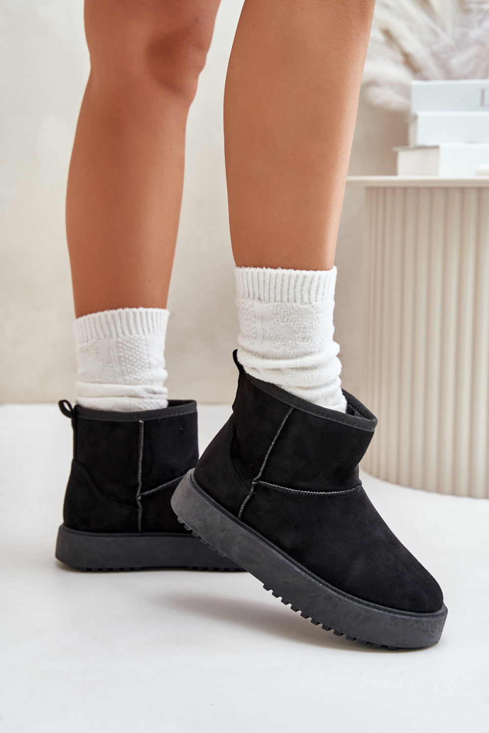 Bottes femme Step in style De Neige De — noir