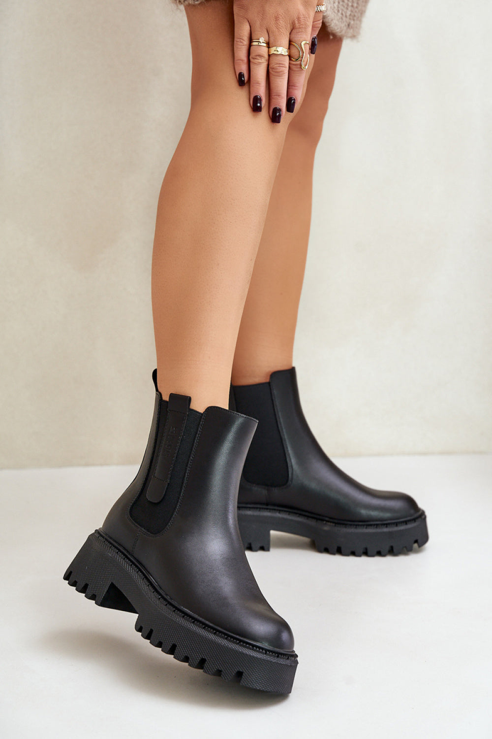 Bottes femme Step in style Jodhpur Chaussures Jodhpur — noir