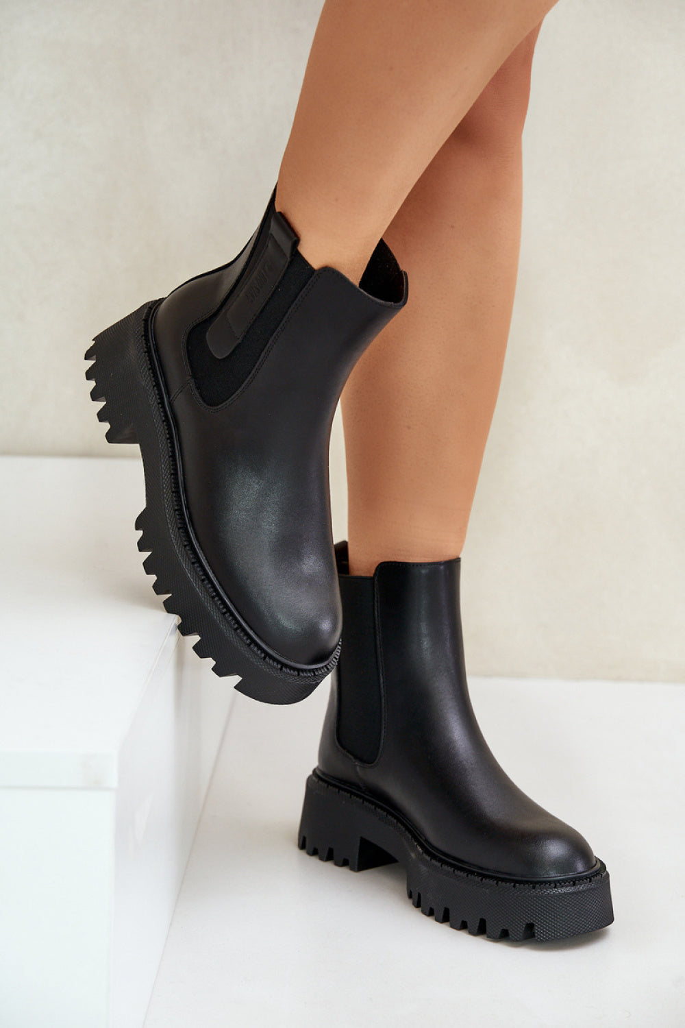 Bottes femme Step in style Jodhpur Chaussures Jodhpur — noir