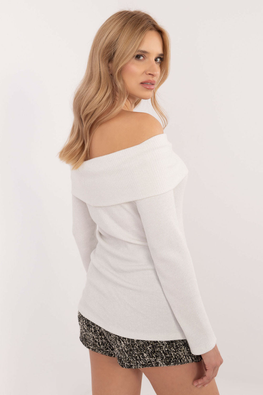 Pull femme Italy Moda Chandail Chandail — beige
