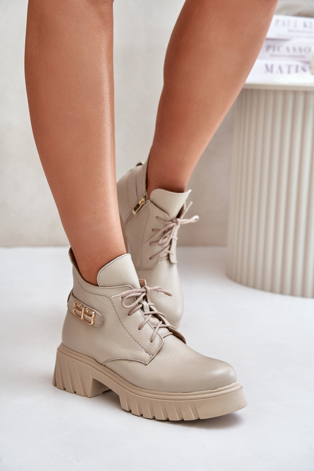 Bottes femme Step in style — beige