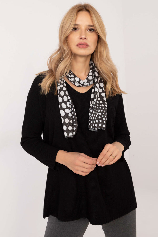 Pull femme Italy Moda Chandail Chandail — noir