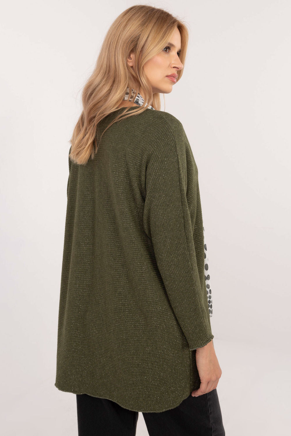 Pull femme Italy Moda Chandail Chandail — vert