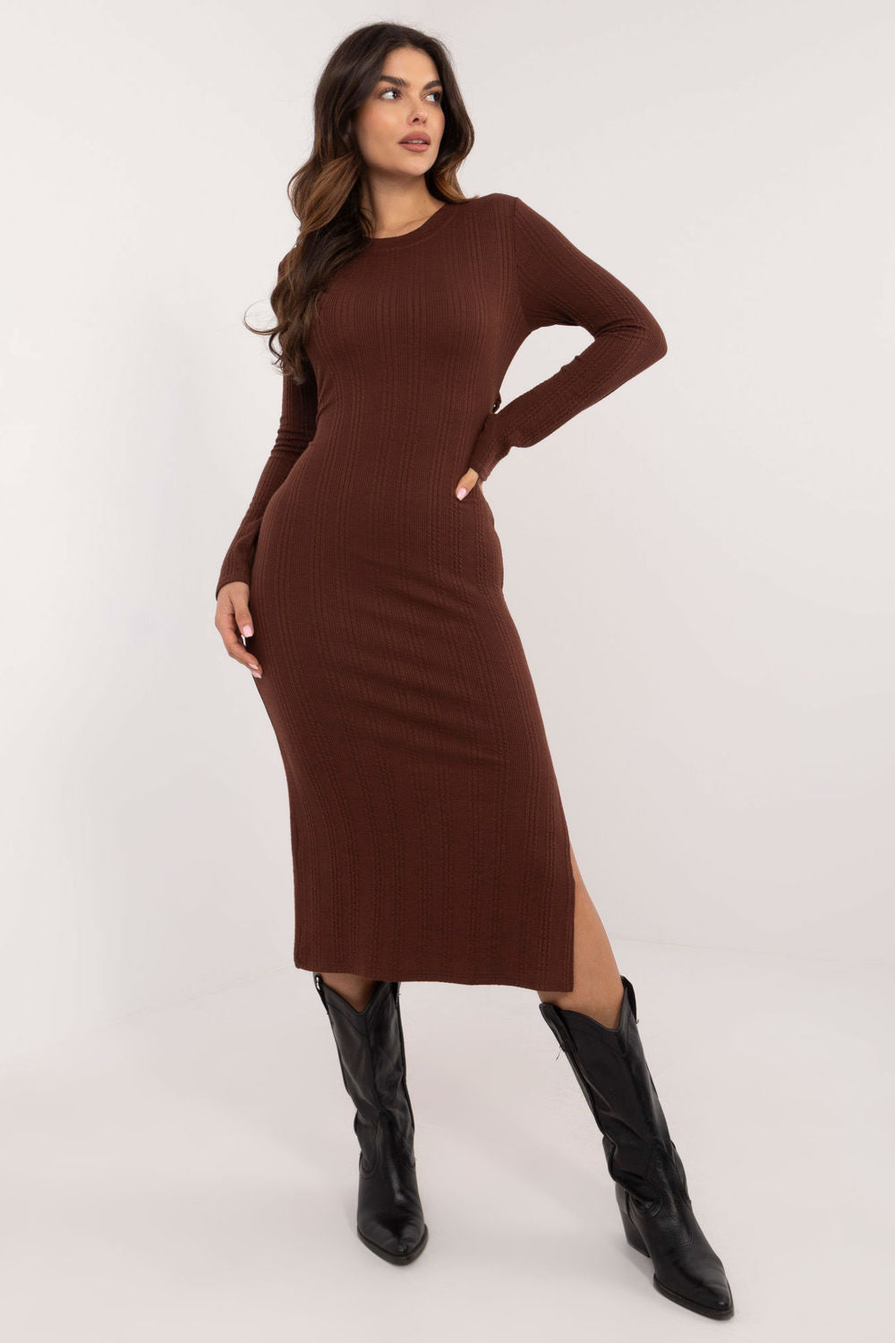 Robe femme Lakerta De Jour De — brun