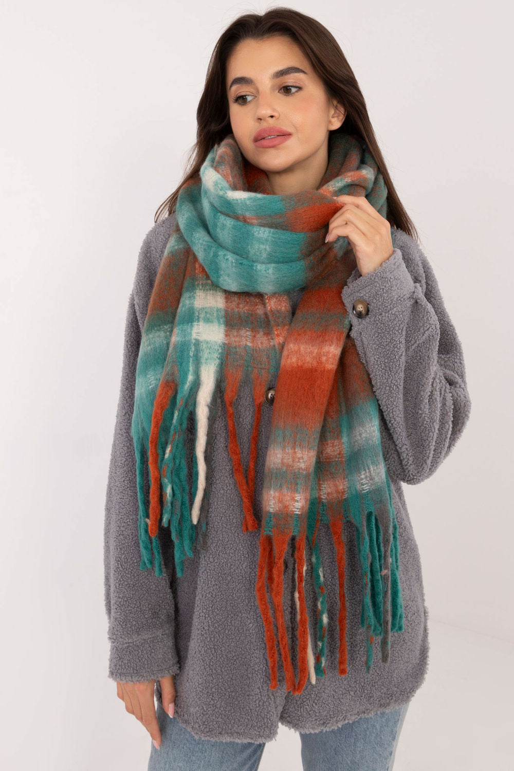 Châle femme AT — vert
