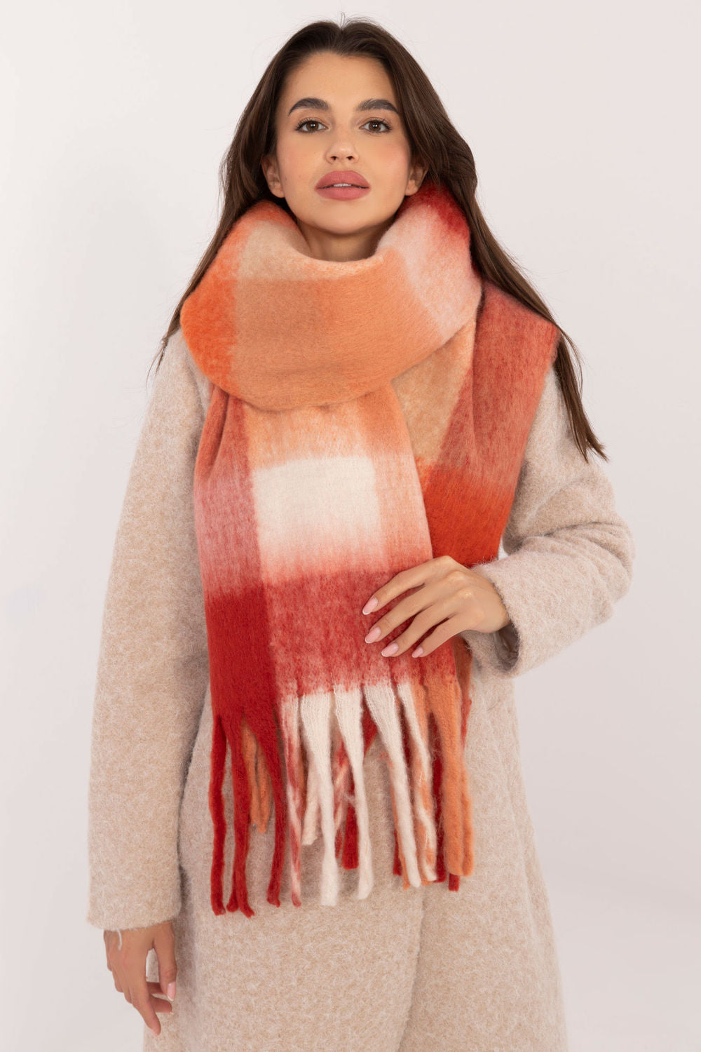 Châle femme AT — rouge