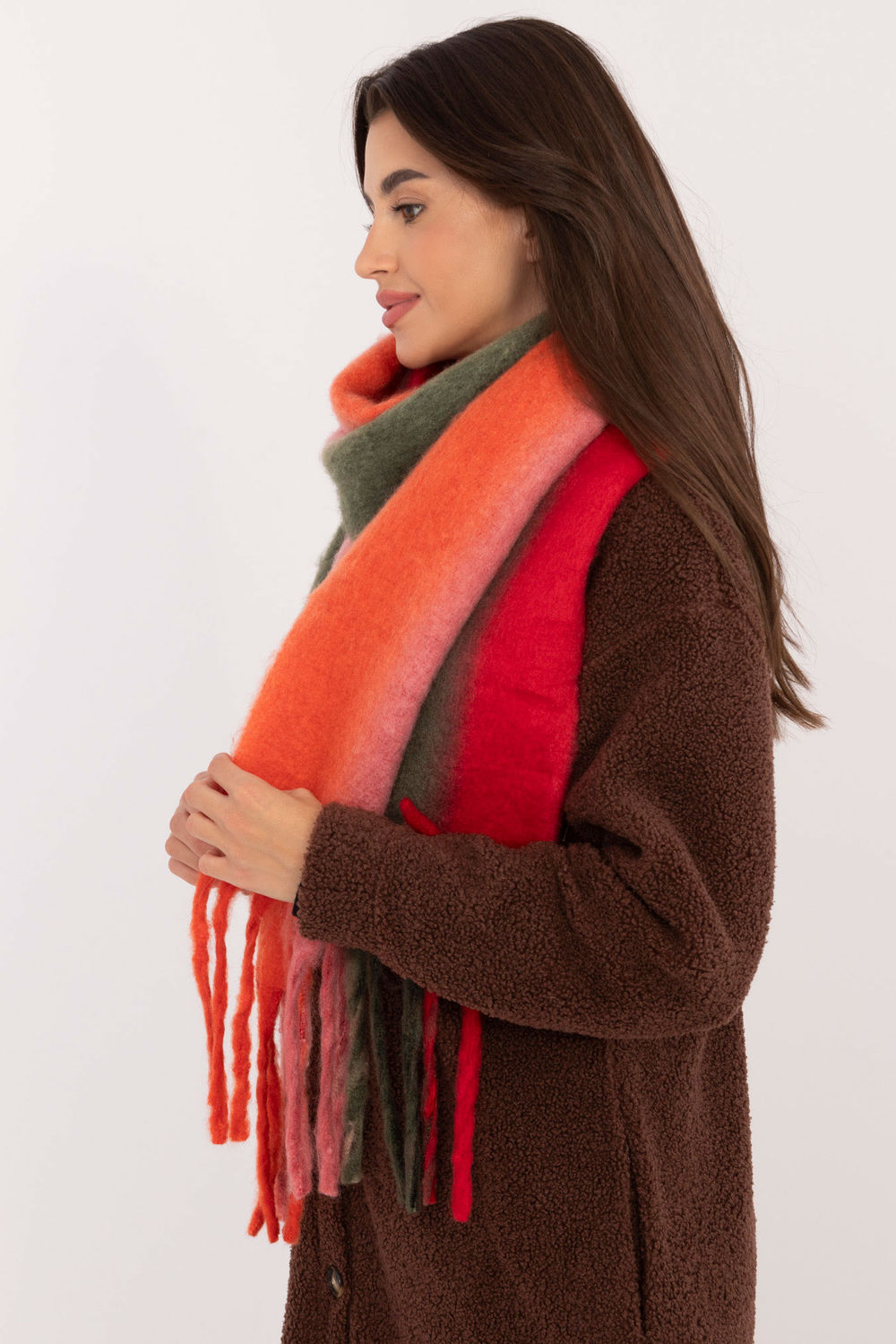 Châle femme AT — rouge