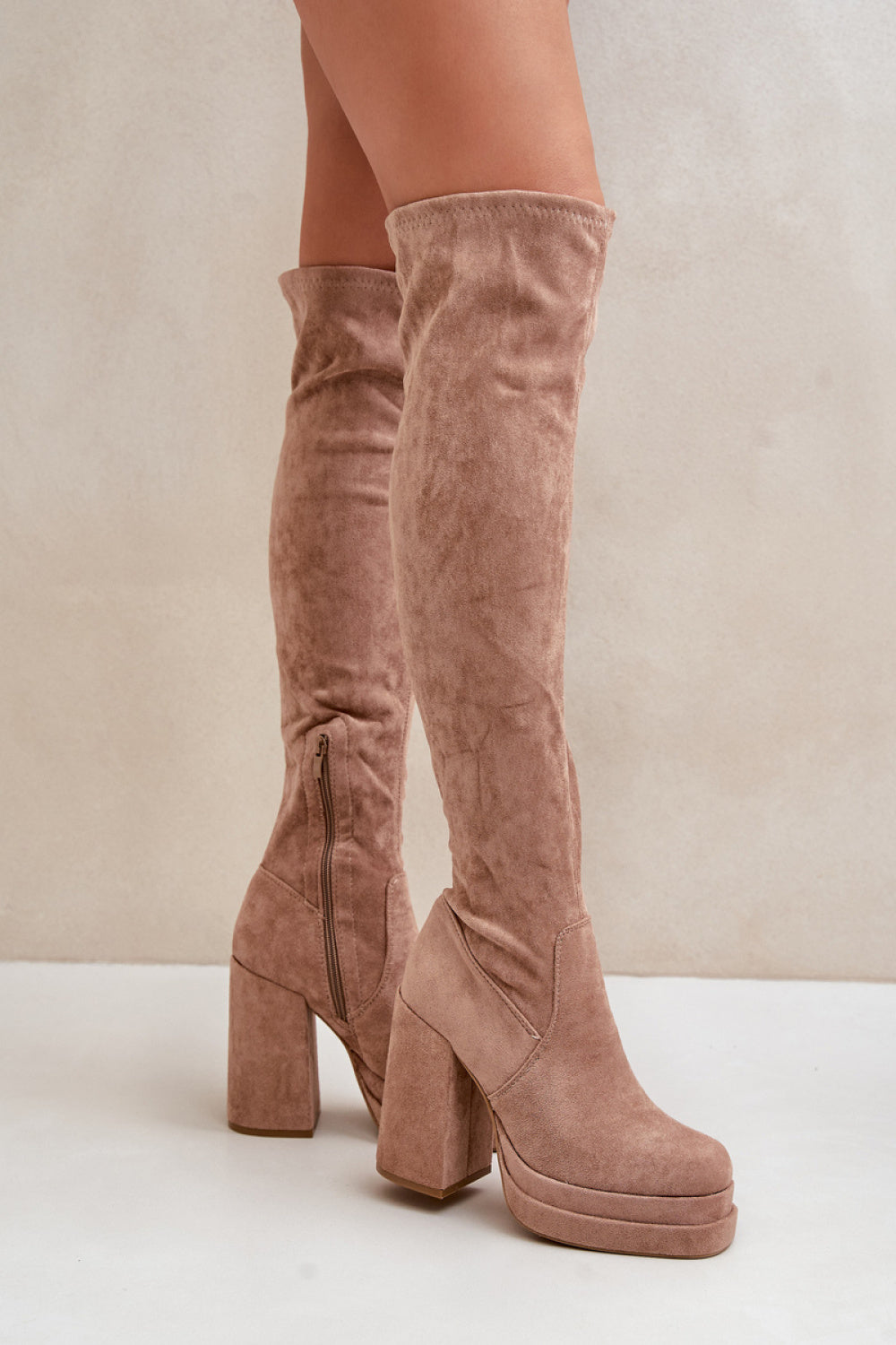 Bottes femme Step in style À Talons À — beige