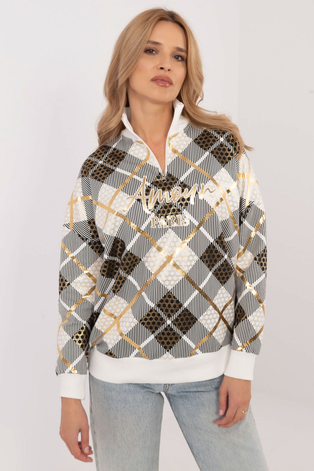 T-shirt femme Factory Price Sweatshirt Sweatshirt — beige